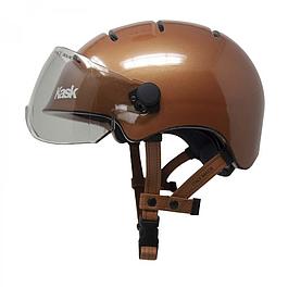 Casque Metal Brown Mat - L