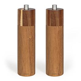Set de 2 moulins sel et poivre manuels