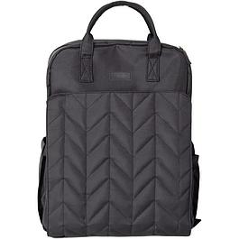 Sac a langer - TINEO- Forme sac a dos - Matelassé - Noir