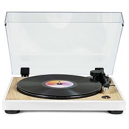 Platine vinyle THOMSON - bois et blanc