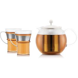 Théiere à piston 1L tasses inclus - BODUM