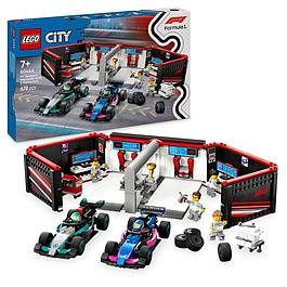 Jouets pour enfants - garage de F1 et voitures - LEGO