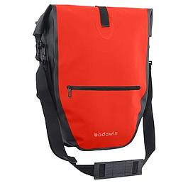 Sacoche de vélo imperméable - rouge