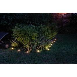 Guirlande solaire a planter 10 LED blanches - GALIX - 5m - 0,5W - 100 Lumens - 8h d'éclairage