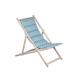 Chilienne matelassée - bleu