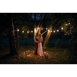 Guirlande lumineuse LED - blanc chaud