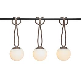 Trio de mini-lampes suspendues sans fil - taupe - FATBOY