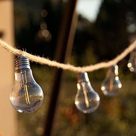 Guirlande lumineuse solaire - blanc chaud