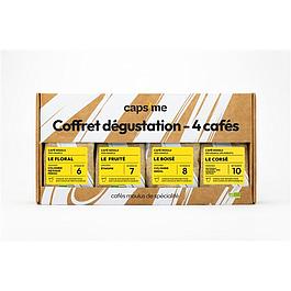 Coffret dégustation de 4 cafés - Caps Me