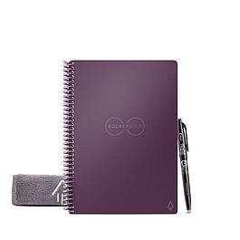 Carnet connecté A5 réutilisable - violet