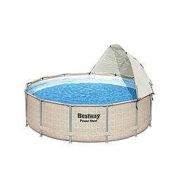 Auvent pour piscine ronde