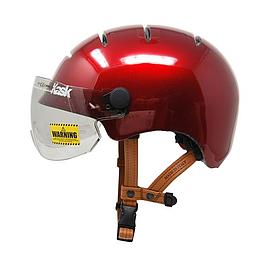 Casque vélo et trottinette - rouge bordeaux - taille L