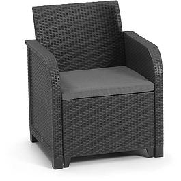 Fauteuil de jardin Gris graphite