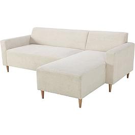Canapé d'angle réversible - beige (3 places)