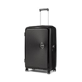valise noire 4 roues - AMERICAN TOURISTER