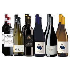 Coffret première cave à vin 12 bouteilles