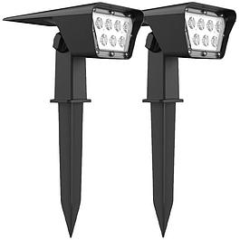 Lot de 2 spots solaires  2 en 1