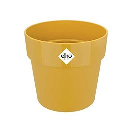 Pot de fleur  Rond - jaune - diamètre : 30 cm