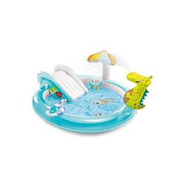 Aire de jeux gonflable (1 bouée canard et un sceau gonflable ) - INTEX