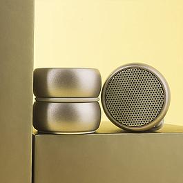 Mini-enceinte bluetooth - coloris or