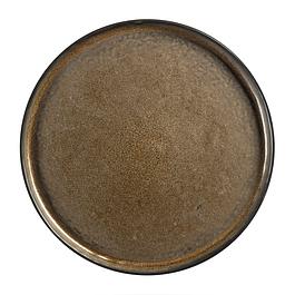 6 assiettes plates - brun - MEDARD DE NOBLAT