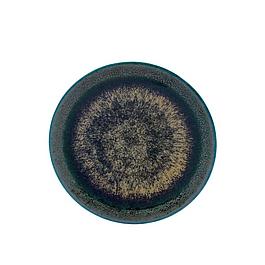 6 assiettes à dessert - 21 cm - porcelaine - vert - MEDARD DE NOBLAT