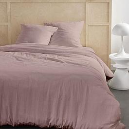 Parure de lit - 260x240cm - rose
