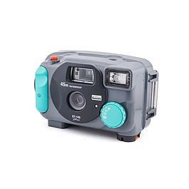 Appareil photo argentique reconditionné - 35 mm - bleu gris