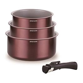 Set de 3 casseroles - ARTHUR MARTIN