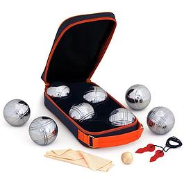 Set de 8 boules de pétanques - en acier