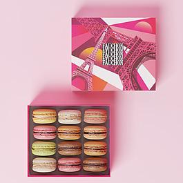 Coffret 12 macarons Boîte Paris - FAUCHON