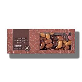 Assortiment d'amandes grillés au chocolat - 230 g - COMTESSE DU BARRY