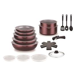 Batterie de cuisine 18 pièces - Tous feux dont induction - ARTHUR MARTIN