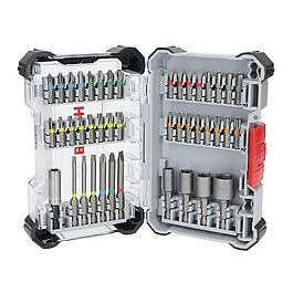 Coffret d'embouts de vissage - Bosch - 2607017723 - 43 pieces - Acier S2 - Boîte Pick and Click