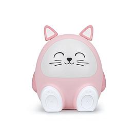 Veilleuse et Enceinte sans fil Bluetooth BigBen Chat 15 W Rose