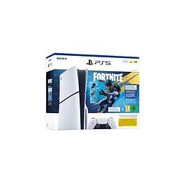Pack Console PS5 Slim Standard Fortnite Flowering Chaos Blanc - Sony
