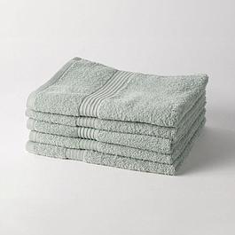 Lot de 5 draps de bain - 70×130 cm - céladon