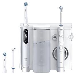 Combiné dentaire Oral-B Oxyjet + iO6 Blanc