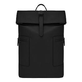 Sac à dos à capuchon roulé - noir - CERRUTI 1881