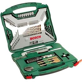 Coffret Titane de forêts et d'embouts de vissage - 100 pièces - BOSCH