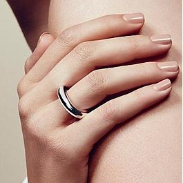 Bague jonc CHRISTOFLE en argent massif