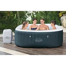 Spa gonflable  - Lay-Z-Spa - 140 airjets - 4 à 6 places - Carré - BESTWAY