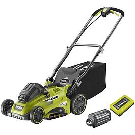 Tondeuse 36V Power Assist - Ramassage et mulching + batterie 6 High Energy et chargeur - RYOBI