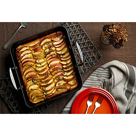 Plat à Rôtir Carré Anti-Adhérent - 26 cm - LE CREUSET