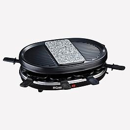 Appareil à raclette pierre à griller 8 personnes